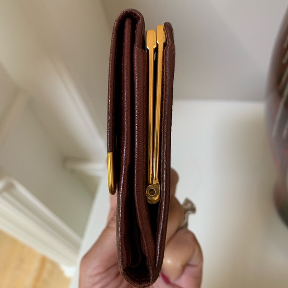 🤩Vintage Cartier Long Wallet- Burgundy - Picture 6 of 8